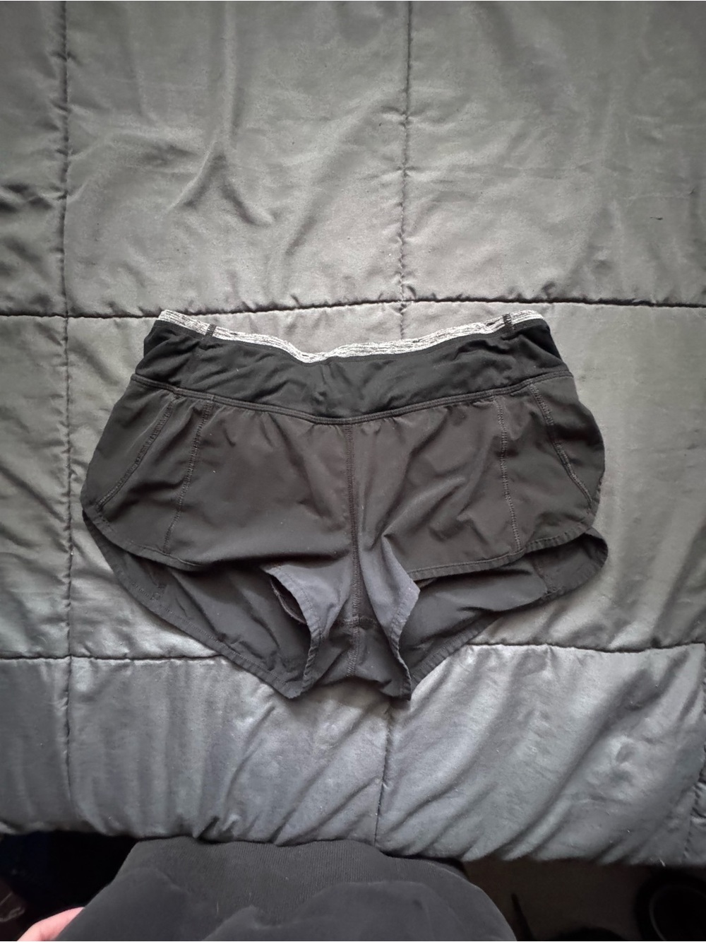 Lululemon Black Athletic Layered Running Shorts